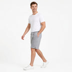 Grey Comfort Drawstring Shorts-4