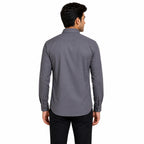 Slate Edge Slim-Fit Formal Shirt-2