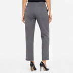 Women's Sleek Comfort-Fit Blue Formal Trousers-2