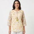 Sunshine Elegance Embroidered Women's Tunic-1