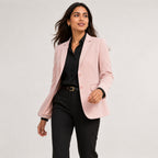 Women's Elegant Peach Formal Blazer-4