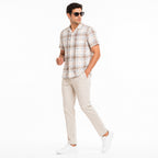 Men's Classic Checkered Half Sleeve Casual Shirt-1