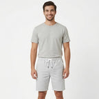 Men's Comfort Fit Drawstring Lounge Shorts-4