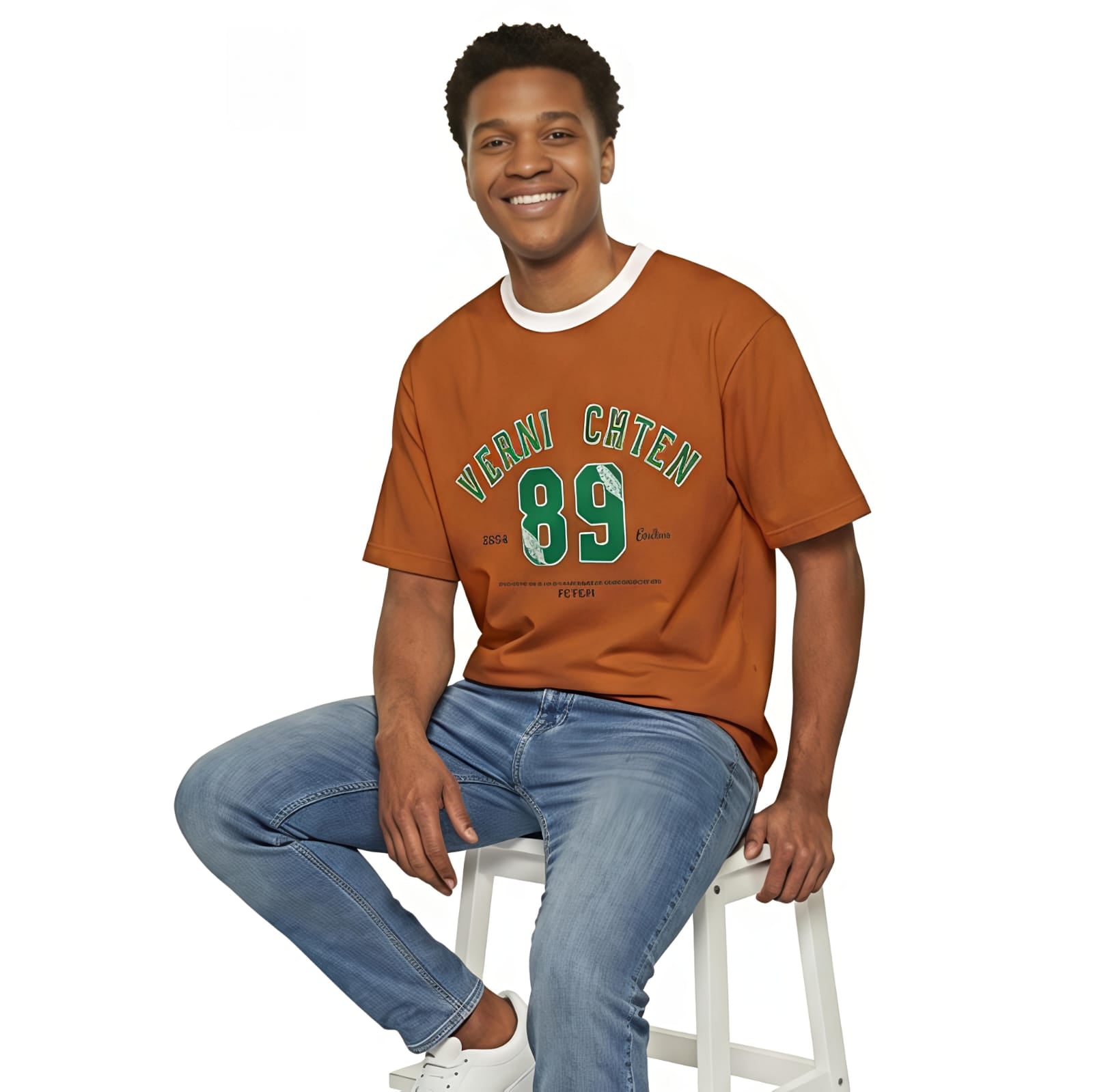 Men's Verni Chten 89 Oversized Graphic T-Shirt-2