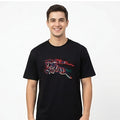 Men's Urban Neon Graphic Printed T-Shirt-4